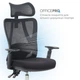Крісло офісне OfficePro Aero OC490B Black - зображення 13