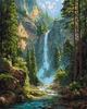 Картина за номерами - Величний водоспад Ідейка (KHO6453) - изображение 1