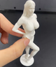 Фігурка DIY не розфарбована European American Female Curvy Buttocks Ample BreastsМодель Іграшка 11-12 см - изображение 5