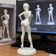 Фігурка DIY не розфарбована Curvy Buttocks Ample Breasts European American Female Модель Іграшка 11-12 см - зображення 6