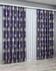 Комплект готовых штор VR-Textil с вышивкой гладью № 2056ш Синий 200х270 см 2шт (32-407) - изображение 4