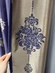 Комплект готовых штор VR-Textil с вышивкой гладью № 2056ш Синий 200х270 см 2шт (32-407) - изображение 7