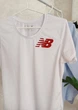 Біла жіноча футболка NB Essentials T-Shirt MT91061PWT спортивна легка Розмір S - изображение 4