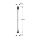 Шланг для душу Grohe VitalioFlex Silver TwistStop 1500 мм 22109000 - изображение 2