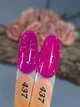 Гель-лак SVN color gel polish № 437 малиновий з блискітками 10мл - зображення 2