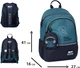 Рюкзак YES TS-113M Feel the Beat 41х27х16 см Black (5056574460196) - изображение 3