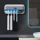 Держатель для зубных щёток с УФ-стерилизатором настенный на 4 щётки USB аккумулятор 3000 мАч - изображение 3