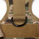 Шлейка для собак Tactical K9, металева пряжка фастекс і система MOLLE, L (77-99 см) Камуфляж (271L-CAMO) - зображення 5