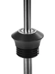Кальян Tiaga Hookah Classic 57 см серебристый из нержавеющей стали с прозрачной колбой 14мм - изображение 2