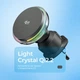 Автотримач Proove Light Crystal з магнітним кріпленням та швидкою бездротовою зарядкою 25W, сірий - зображення 3