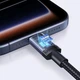 Кабель UGREEN L528 USB-C to USB-C PD 3.0 100W 5A Fast Charging Cable 0.5m Space Gray (65831) - зображення 8