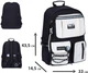 Рюкзак школьный YES T-107L Vanilla 43.5x33x14.5 см Black (5056574460424) - изображение 3