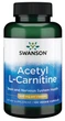Suplement diety Swanson Acetyl L-Carnitine 500 mg 100 kapsułek (87614116495) - obraz 1