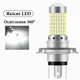 Мото LED лампа для фары 12 V 144 SMD 6000 K без вентилятора холодный белый свет - изображение 1