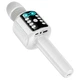 Портативная колонка микрофона Hoco L24 Shine Karaoke Microphone 5W White - изображение 3