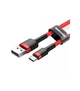 Кабель Baseus Cafule Series Cable USB to Type-C 3A 1m CATKLF-B09 Red+Red - зображення 3