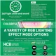 Портативная колонка Hoco HC8 Pulsating Colorful Luminous Wireless Speaker 10W Blue - изображение 4