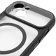 Противоударный Чехол TPU+PC GETMAN Moon Clear with MagSafe для Apple iPhone 15 (6.1") Black - изображение 4