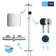 Душевая система с термостатом для ванны Grohe Quickfix Vitalio Comfort 250 (26984001) - изображение 2