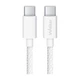 Кабель USB WALKER C860 Type-C to Type-C 65W white - изображение 1