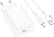 Сетевое зарядное устройство с кабелем Borofone BA21A Pro Long journey single port PD20W charger set (C to iP) White (6941991111419) - изображение 3