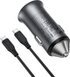 Автомобильное зарядное устройство Acefast B16 95W (USB-A+USB-C) dual port metal car charger set (P5) Metal Gray (6974316285304) - изображение 4