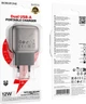 Мережевий зарядний пристрій Borofone BAS51A Absolute dual-port charger Black (6941991116100) - зображення 2
