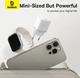 Мережевий зарядний пристрій Baseus Palm Fast Charger 1C 20W EU Moon White (P10111602213-00) - зображення 10