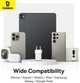 Мережевий зарядний пристрій Baseus Palm Fast Charger 1C 20W EU Moon White (P10111602213-00) - зображення 15