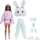 Лялька Барбі Милі пухнастики у костюмі Кролика Barbie Cutie Reveal Cuddly Series Bunny Costume (JJP65) (JJP65) - изображение 2