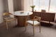 Обідній стілець з підлокітниками Denali Savanna beige natural wood - изображение 7