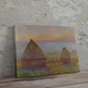 Інтер'єрна картина Стіжки сіна та вечірнє сонце, Клод Моне, Claude Monet, Grainstacks at Giverny, 29×42 см (id6891) - зображення 2