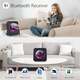 Портативный CD-плеер Gueray Bluetooth 5.0 Hi-Fi — Настольный проигрыватель с FM-радио, USB и таймером сна, Черный матовый - изображение 3