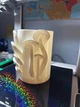 Горшок для растений с декором грибков - изображение 3