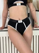 Хлопковый комплект белья «SUCH CUTE» (арт. 0215) - XS/S/M - Чорний - изображение 4