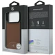 Чохол Mercedes Leather Wood Effect and Curve MagSafe для iPhone 17 Pro camel (Mer008796) - зображення 8