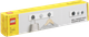 Listwa z wieszakami LEGO Czarny Szary Grafitowy (41110003) (5711938033569) - obraz 1