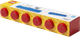 Полиця LEGO Подовжена Червона (41121730) (5711938033040) - зображення 1