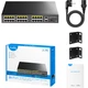 Комутатор Cudy FS1026PS1, 24 порт10/100M PoE+ Switch with 2 Gigabit Port+ 1SFP 300W - изображение 4