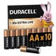 Батарейка Duracell AA лужні 10 шт. в упаковці (5002508/5006461) - зображення 1