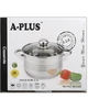 Каструля з нержавіючої сталі з кришкою A-Plus 2.1 л (WK-2165) - зображення 2