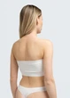 Женский бесшовный топ из микрофибры Giulia BANDO L/XL White-cloud dancer, топ бандо, без бретелей - изображение 3