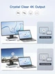 USB-C хаб 7 в 1 HDMI 4K, PD 100W і кардридер dockteck - изображение 3