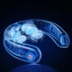 Портативный вентилятор Remax F20 Whirly Series Icy Bladeless на шею Беслопастный охладитель воздуха 3 скорости, аккумулятор 4000 mAh, уровень шума 45 дБ Белый - изображение 8