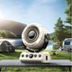 Настольный вентилятор Remax RS-ZF09 аккумулятор 20000 mAh, дистанционное управление, таймер, подсветка, до 60 ч работы, дисплей Beige - изображение 5