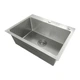 Мойка Mixxus MH5843 Micro Decor SS Color (3.0/0.8) из нерж. стали (цвет нерж.) (MI8216) - изображение 3