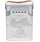 Настільний вентилятор з зволожувачем повітря Air Cooler Fan з USB та LED підсвічуванням (2104618501) - зображення 1