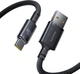 Кабель Baseus New Braided Fast Charging Cable USB-A to USB-C 100W/7.5W 1 м Cosmic Black (E0426W01) - зображення 1