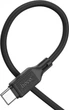 Кабель Hoco X90 Cool 60W silicone charging data cable for Type-C to Type-C Black (6931474788467) - зображення 3