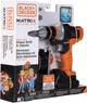 Дитячий набір JAKKS Pacific Black+Decker Matrix Jr з електродрилем та лобзиком – прямий та зворотний рухи свердління - изображение 1